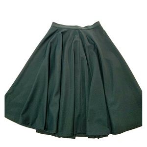 Emerald green skater/swing skirt